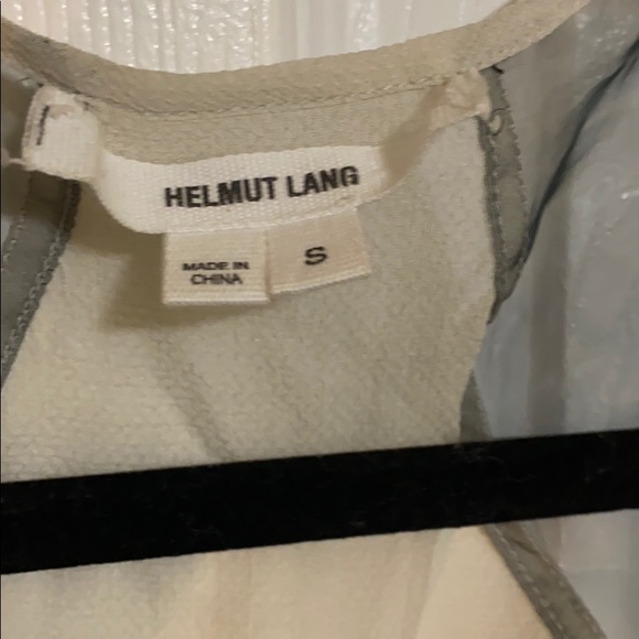 Helmet Lang Chroma Draped Colorblock Blouse - Picture 4 of 5